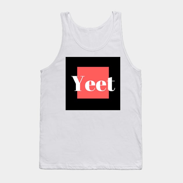 Yeet Red and Black Tank Top by Yeet_Shop